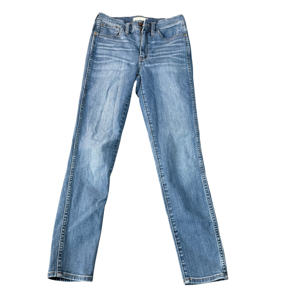 Madewell 10" Roadtripper Skinny Jeans‎ Medium Wash High Rise Size 27